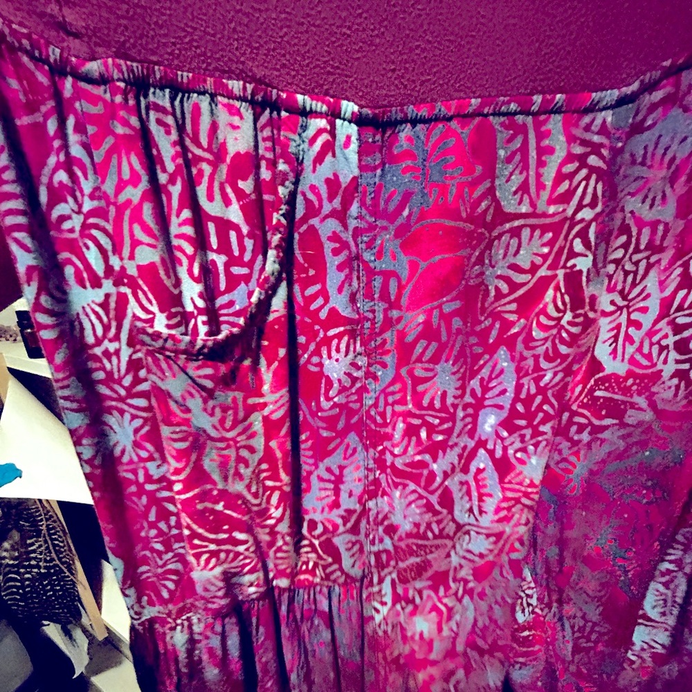 Flowy tie dye pants